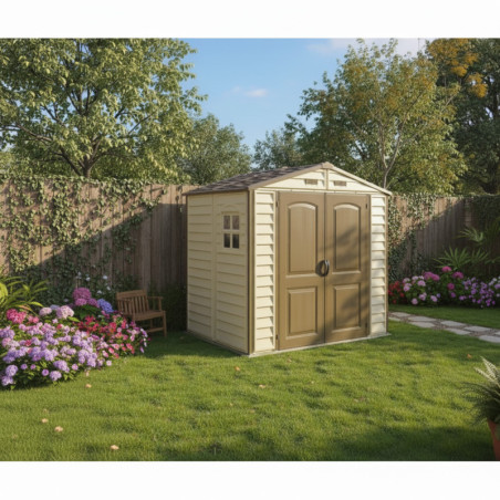 Abri de jardin en PVC WoodStyle Premium 4,13m² - Duramax