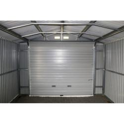 Garage en métal anthracite 19,95m²  H.2,60m DURAMAX