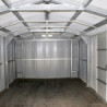 Garage en métal anthracite 19,95m²  H.2,60m DURAMAX