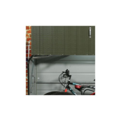 Abri à vélos en métal vert 1750L - 1,74m² TRIMETALS