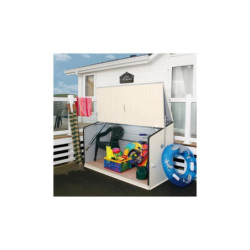 Coffre de rangement Storegard 1500L crème 1,74m² TRIMETALS