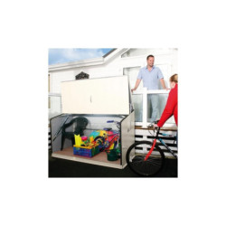 Coffre de rangement Storegard 1500L crème 1,74m² TRIMETALS