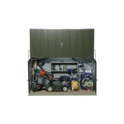 Coffre de rangement Storegard 1500L vert  1,74m² TRIMETALS