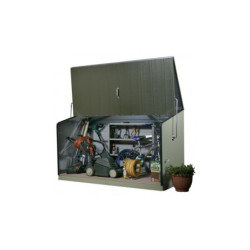 Coffre de rangement Storegard 1500L vert  1,74m² TRIMETALS