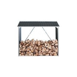 Abri buches en métal anthracite Woodstore 1,10m² Duramax