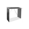Abri buches en métal anthracite Woodstore 1,10m² Duramax