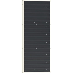 Abri buches en métal anthracite Woodstore 1,10m² Duramax