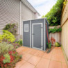 Abri de jardin en résine 2,06m² monopente + plancher Keter
