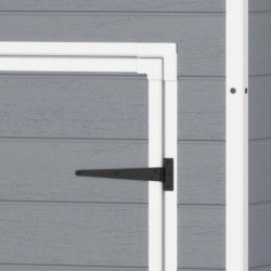 Abri de jardin en résine 2,06m² monopente + plancher Keter