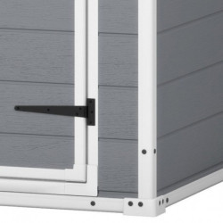 Abri de jardin en résine 2,06m² monopente + plancher Keter