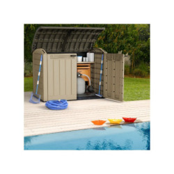 Coffre jardin multifonctions en résine 2000L Verrouillable Keter