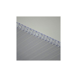 Toit de terrasse 300x600cm blanc et polycarbonate 8mm PATIO