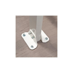 Toit de terrasse 300x1000cm blanc et polycarbonate 8mm PATIO