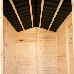 Abri de jardin en bois 2,56m² panneaux 16mm + plancher Habrita