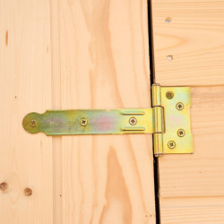 Abri de jardin en bois 2,56m² panneaux 16mm + plancher Habrita
