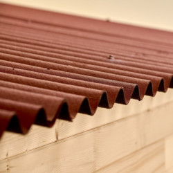 Abri de jardin 20m² en bois massif - Madriers 28mm