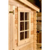 Abri de jardin 20m² en bois massif - Madriers 28mm