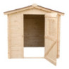 Abri de jardin en bois massif 4,08m² avec madriers 20mm Habrita