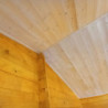 Abri de jardin en bois semi-habitable 20m² – madriers 60mm