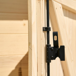 Abri de jardin en bois semi-habitable 20m² – madriers 60mm