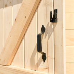 Abri de jardin en bois semi-habitable 20m² – madriers 60mm