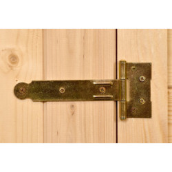 Abri en bois massif 28mm 12m² + couverture onduline