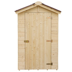 Abri en bois massif certifié 2,03m² - panneau 16mm +plancher