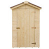 Abri en bois massif certifié 2,03m² - panneau 16mm +plancher