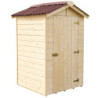 Abri en bois massif certifié 2,03m² - panneau 16mm +plancher