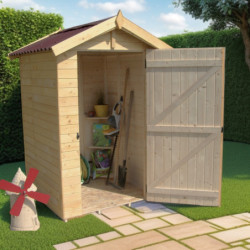 Abri en bois massif certifié 2,03m² - panneau 16mm +plancher