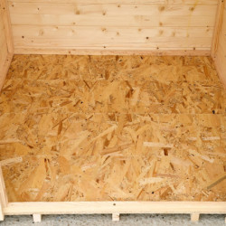 Abri en bois massif certifié 2,03m² - panneau 16mm +plancher