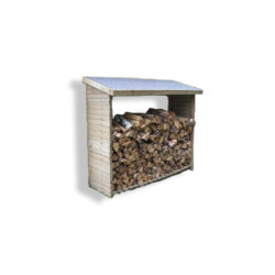 Bucher mural en bois massif certifié traité autoclave