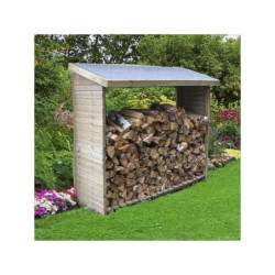 Bucher mural en bois massif certifié traité autoclave