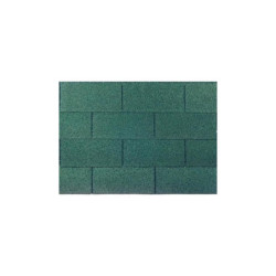 Couverture shingle vert pour abri bois