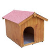 Niche pour chien en bois avec toit bitumé et plancher Habrita
