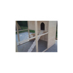 Poulailler en bois 16mm FSC pour 6 à 10 poules