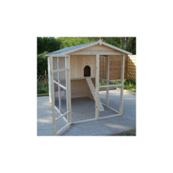 Poulailler en bois 16mm FSC pour 6 à 10 poules