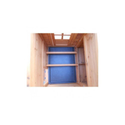 Poulailler en sapin séché pour 5 à 8 poules