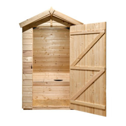 Toilettes sèches en bois - panneaux 16mm + plancher - Habrita