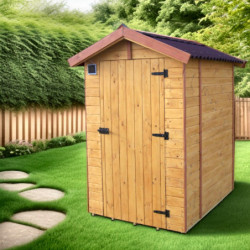 Toilettes sèches en bois - panneaux 16mm + plancher - Habrita