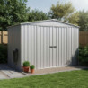 Abri de jardin en métal + Zincalume 6,54m² silver grey - Absco