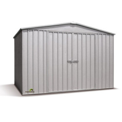 Abri de jardin en métal + Zincalume 6,54m² silver grey - Absco