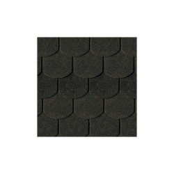 Shingle noir queue de castor pour abris de jardin Karibu