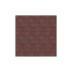 Shingle rouge pour abri bois Karibu