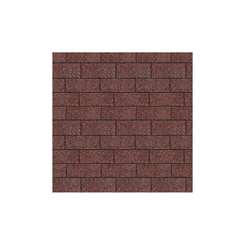 Shingle rouge pour abri bois Karibu