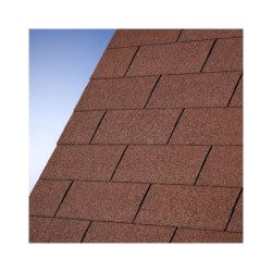 Shingle rouge pour abri bois Karibu