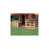 Terrasse en pin naturel 150cm pour abri de jardin Karibu