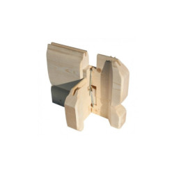 Garage en bois certifié 20,78m² ép. 40mm + Embase incluse Karibu