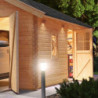 Garage en bois certifié 20,78m² ép. 40mm + Embase incluse Karibu