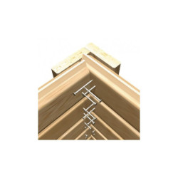 Remise adossée en bois massif Juist 2 de 3,28m² - Karibu